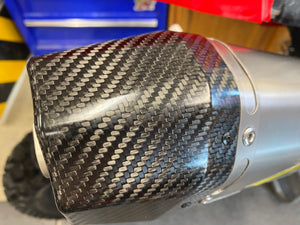 GRAVES MOTORSPORTS Titanium Slip-On w Carbon End Cap 19+ HONDA CRF450L/RL/X