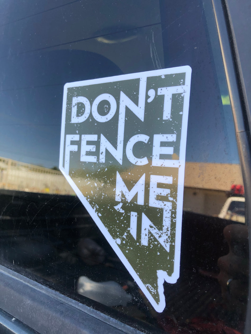 TACO MOTO CO DON’T FENCE ME IN STICKER