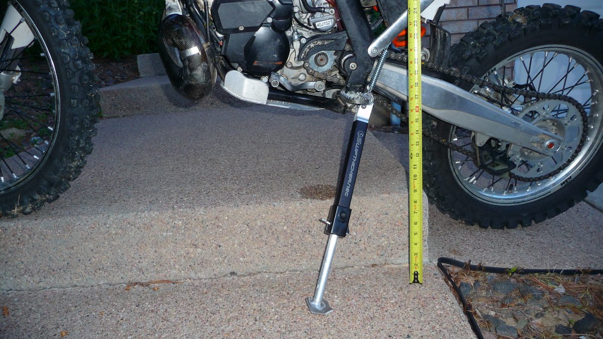 180mm Side Kick Stand For Motorcycle Pit Dirt Bike E Bike 50cc 70cc - Foto 2