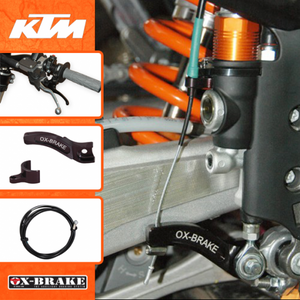 OX LEFT HAND REAR BRAKE SYSTEM - CABLE SYSTEM | KTM/HUSKY