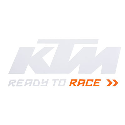 KTM READY TO RACE DIE-CUT DECAL 9