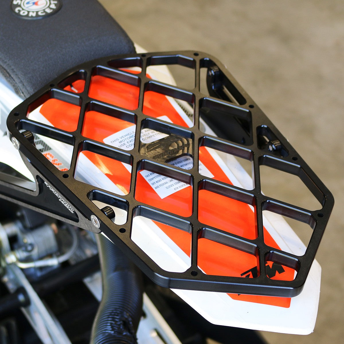PRO MOTO BILLET / FASTWAY REAR RACK | 2015-19 KTM 250-500 EXC-F – Taco ...